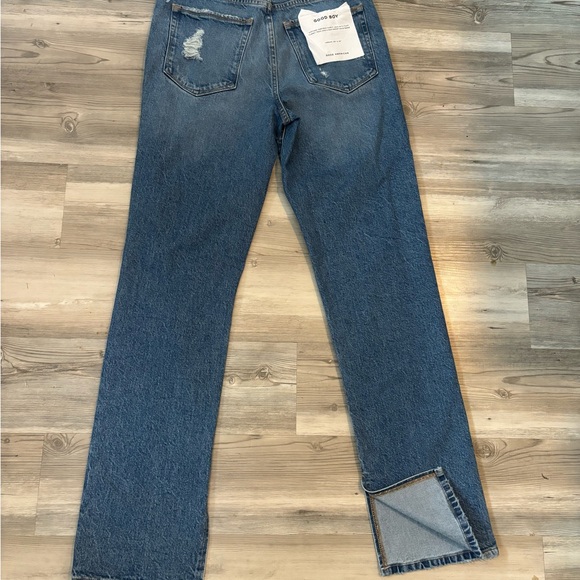 Good American NWT size 4/27 Good Boy Jeans waist is 28, inseam is 32 - Picture 2 of 4